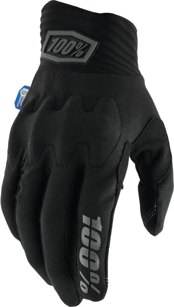 Gants 100% Cognito Smart Shock Noir XXL : Finissez-en avec les Chocs au VTT