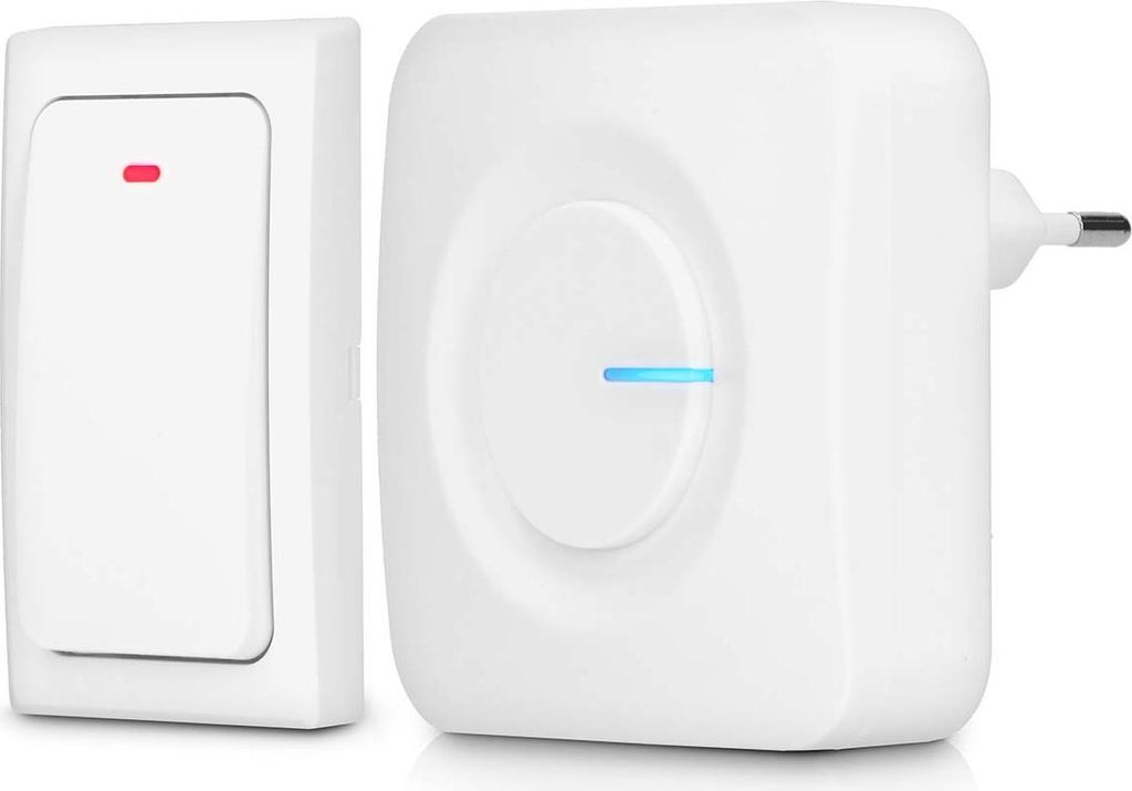 Alecto ADB30WT - Funkklingel ohne Batterie, Weiß Produktbild 
