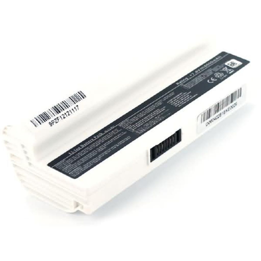 Akku für Asus EEE PC 901-W031X Li-Ion 7,4 Volt 6600 mAh weiß.