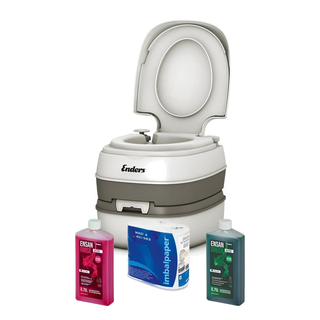 Enders Comfort Rinse Green + WC Papier Campingtoilette Toilettenpapier Outdoor