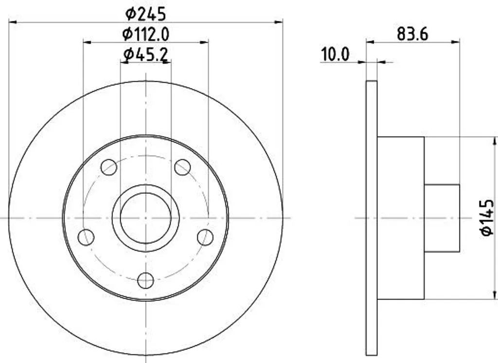 Stop vibrations : disques de frein HELLA pour Audi A4 B5 berline