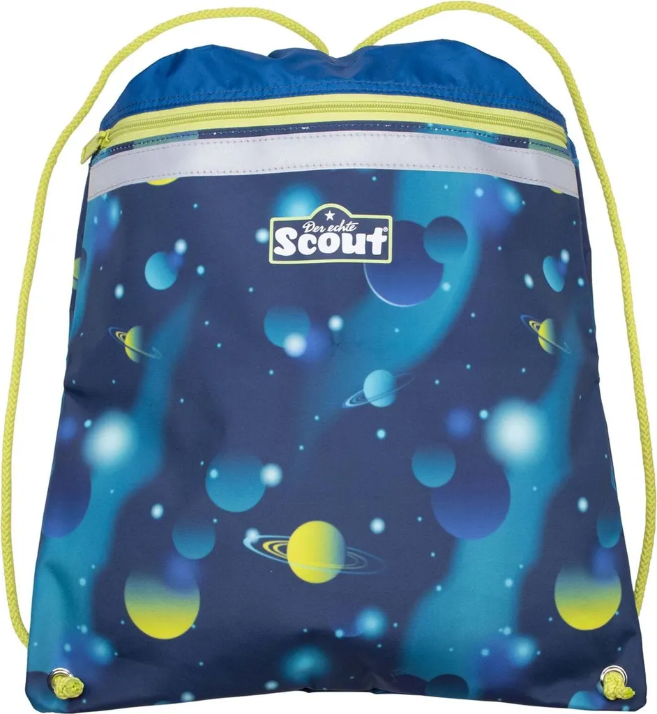 Scout Neo Planets : Sac d'école LED bleu marine - Set complet 4 pièces - 5