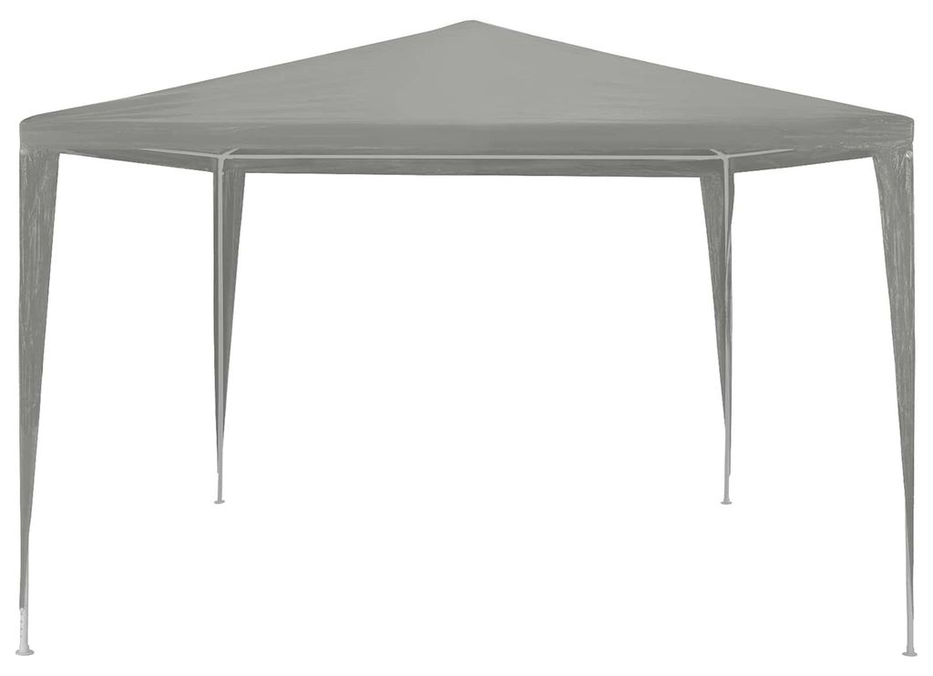 vidaXL Partyzelt Hellgrau 300 x 300 x 255 cm PE und Stahl