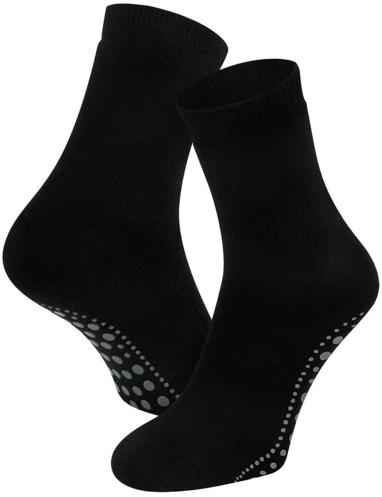 Antirutsch-Kindersocken aus Baumwolle – Schwarz – 31-34