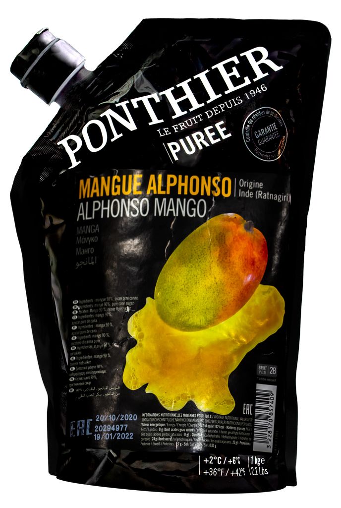 Ponthier MANGO PÜREE Exotische-Früchte-Püree 1KG Produktbild 