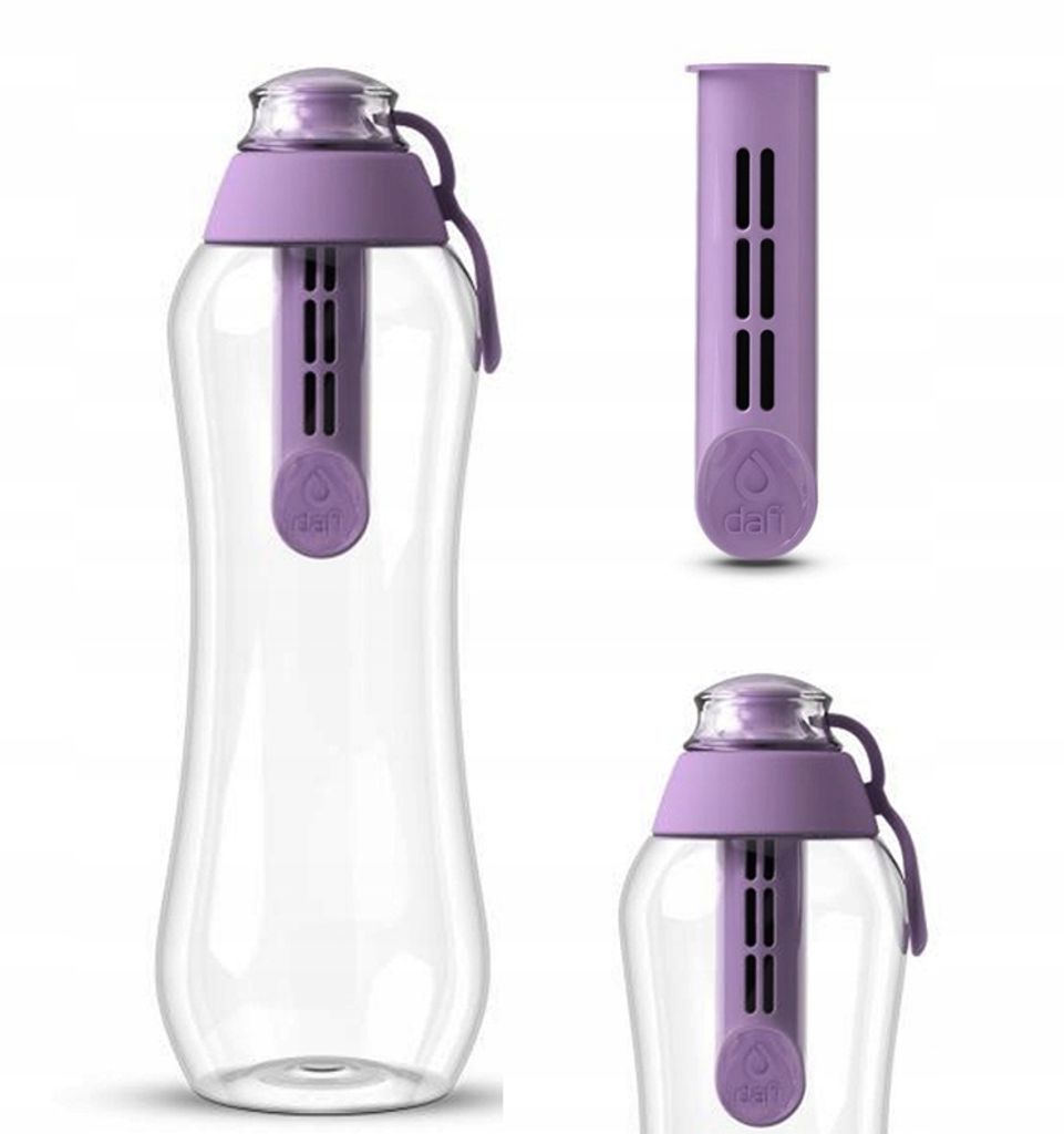Dafi lila Wasserfilterflasche 0,5l + Filter Produktbild 