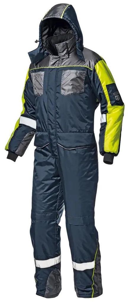 Sir Safety FREEZER Kälteschutzoverall Herren EN 342 mit 3M Thinsulate bis -60 °C, 3XL, Blau