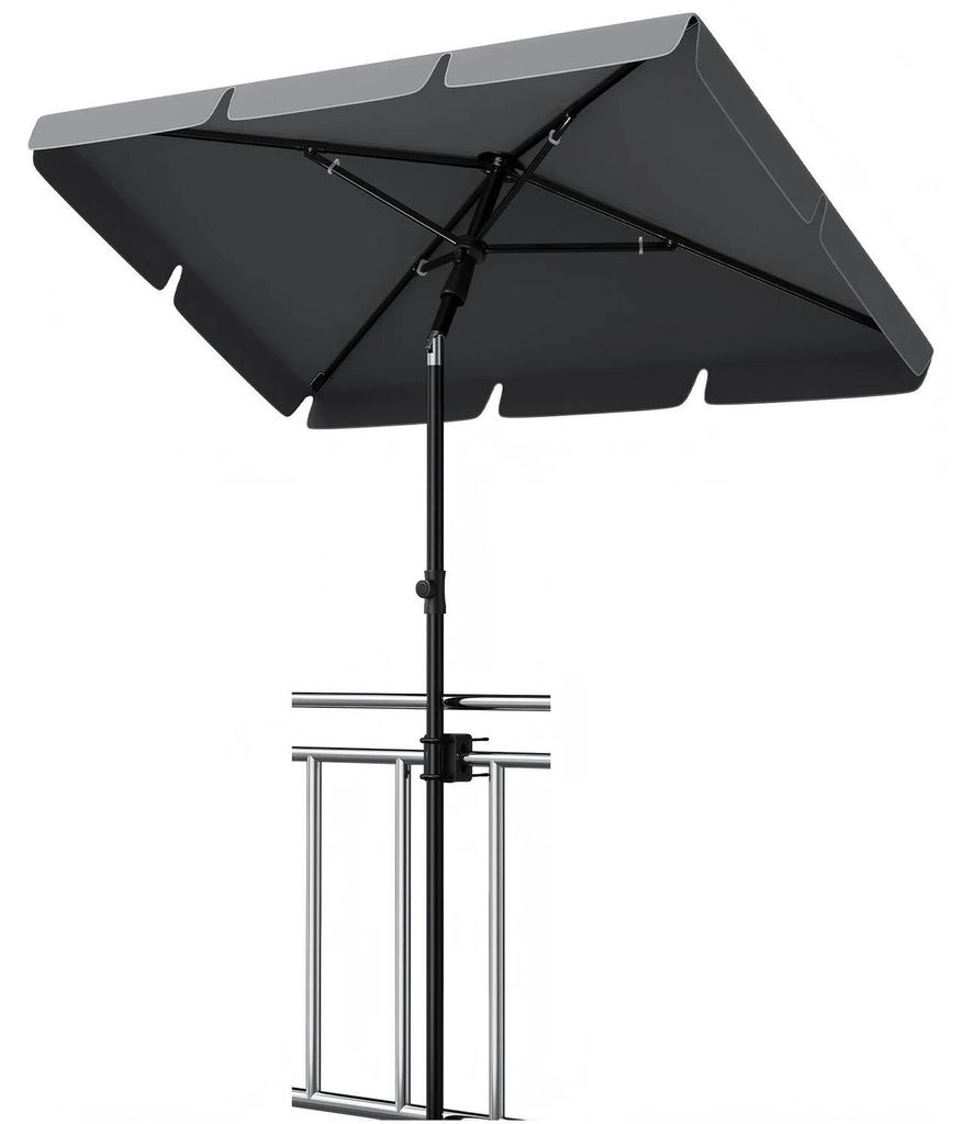Parasol balkonowy – prostokątny 200 x 125 cm – ochrona Zdjęcie produktu 