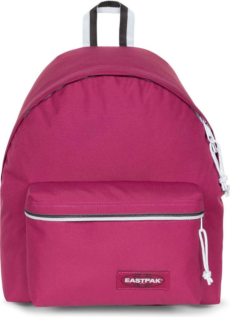 EASTPAK Schulrucksack Rucksack mit Laptopfach Padded Pak'r 24L Kontrast Prep Burgundy weinrot