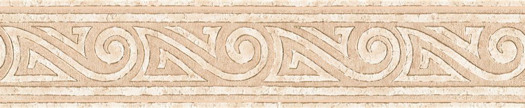 A.S. Création Papierbordüre 350251 Beige Braun Creme Ornament Symbol 0,13m x 5m 4000776350251