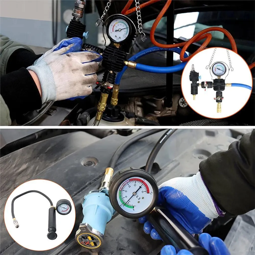 Solution anti-surchauffe : Testeur de pression et remplissage radiateur - 2