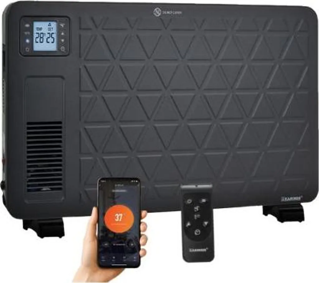 Convecteur Électrique Mobile Wi-Fi avec Turbo Ventilateur et Timer