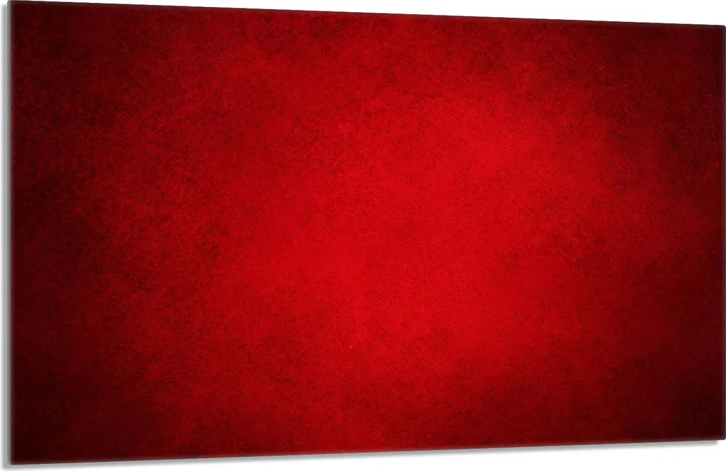 Copri Piano Cottura 80x52cm Vetro Temperato Rosso - Piastra Universale