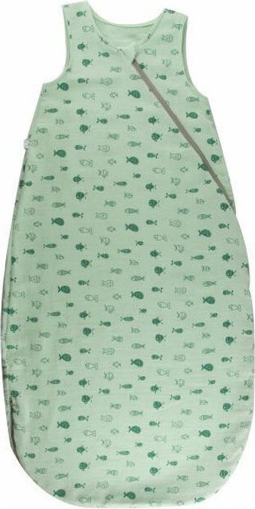 Popolini Sommer-Schlafsack -BW Light Green Fish M
