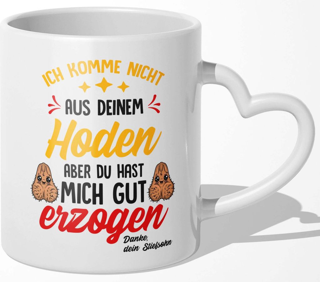 22Feels Stiefpapa Geschenk von Stiefsohn Vatertag Geburtstag Bonuspapa Stiefvater Tasse Weihnachten Patchwork Familie Kaffeetasse Männer Beste Sti...