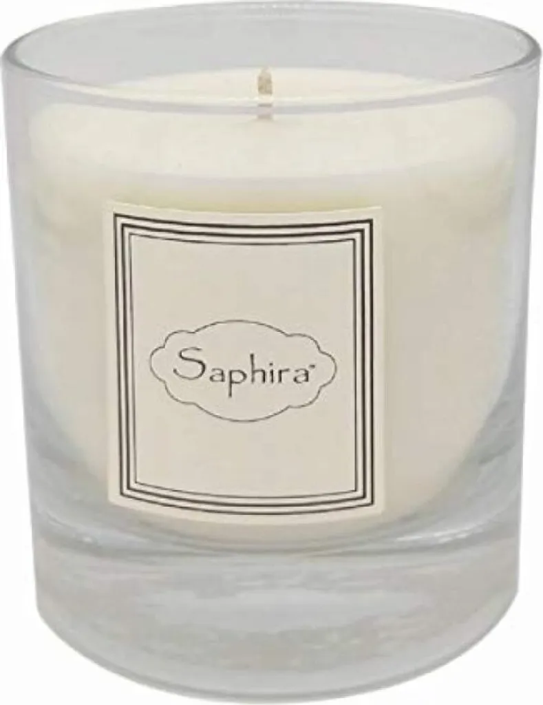 Bougie Parfumée de Luxe Saphira Mineral Mud 260g pour Ambiance Maison