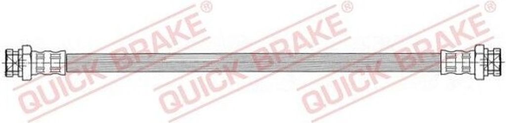 QUICK BRAKE 27.074 Bremsschlauch für MAZDA 323 F VI (BJ) PREMACY (CP) 626 V Hatchback (GF) 626 V (GF) FAMILIA VI (BJ) 626 V Station Wagon (GW)