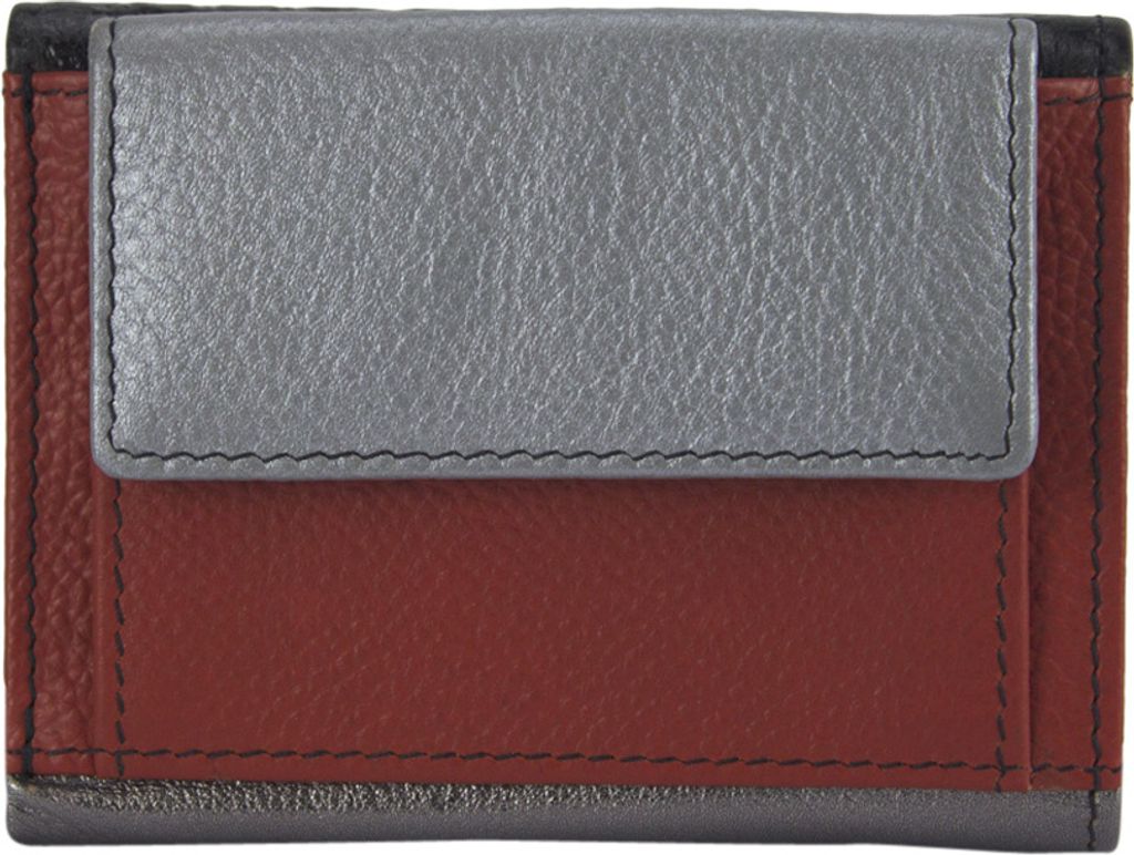 Sunsa kleine Geldbörse für Damen Leder Geldbeutel Portemonnaie mit RFID Schutz Brieftasche viele Kreditkarten Fächer Geldtasche kleine Geschenk