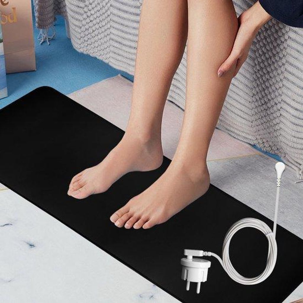Elektrische Erdmatte für bessere Schlafqualität, Erdmatte 25 x 68 cm, Erdmatte mit Kabel, Erdmatte für Tisch, Sofa, Yogamat.
