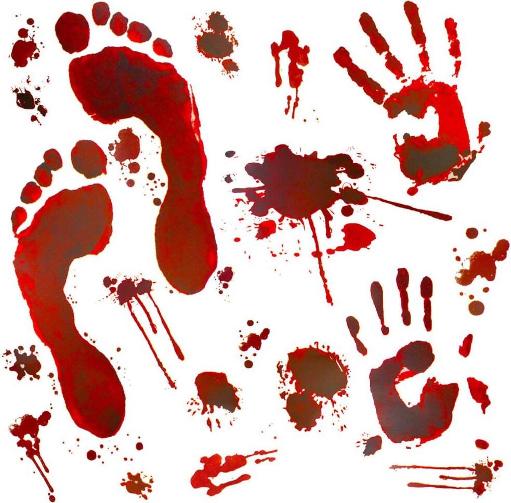 Oblique Unique Halloween Sticker Aufkleber blut Produktbild 