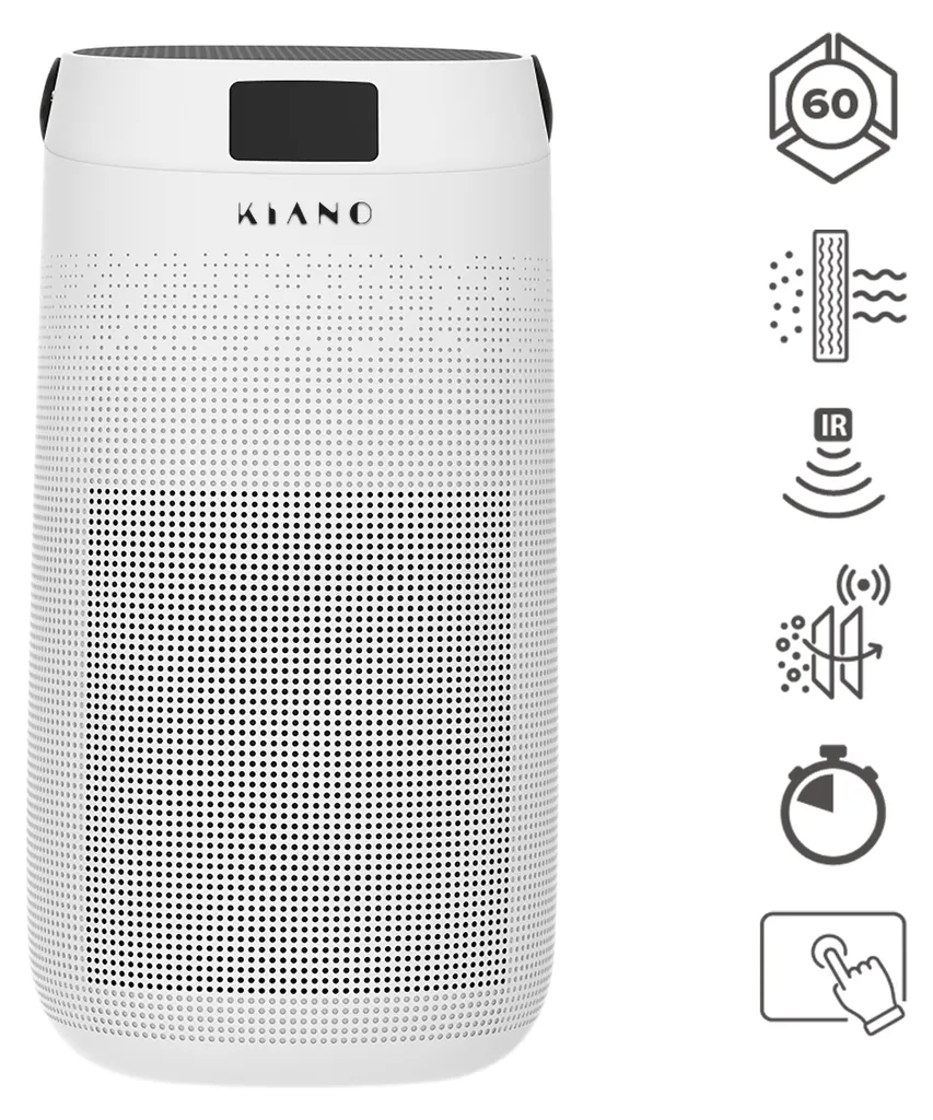 Purificateur d'air UV anti-allergies avec filtre HEPA performant