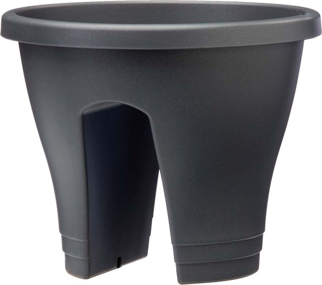 Elho Pflanztopf Flower Bridge anthrazit Ø 30 cm Produktbild 1