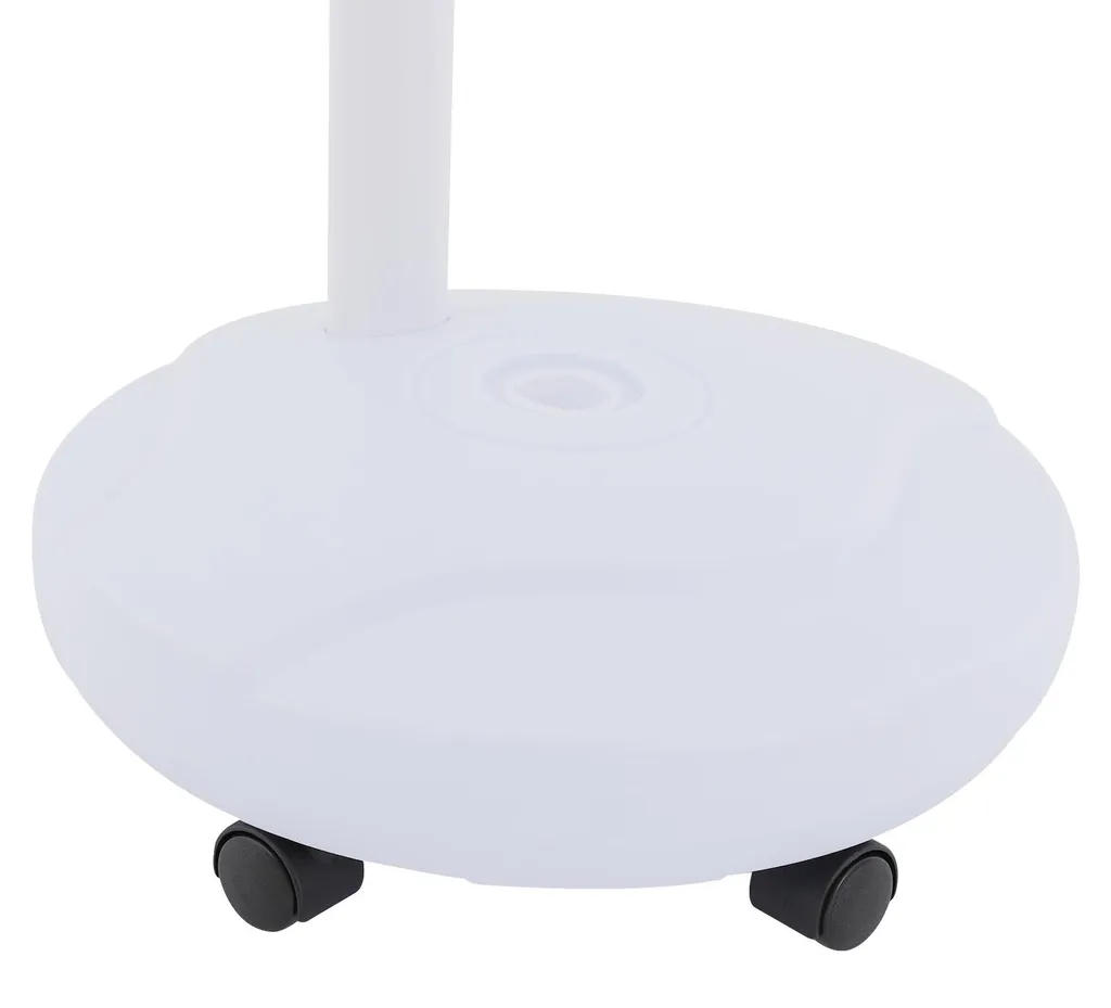 Chauffage d'appoint infrarouge sur pied réglable et télécommandé - Blanc - 4