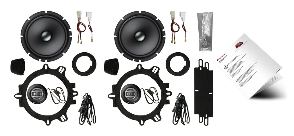 Kit Enceintes Audio Pioneer pour Renault Clio IV Phase 1 et Phase 2