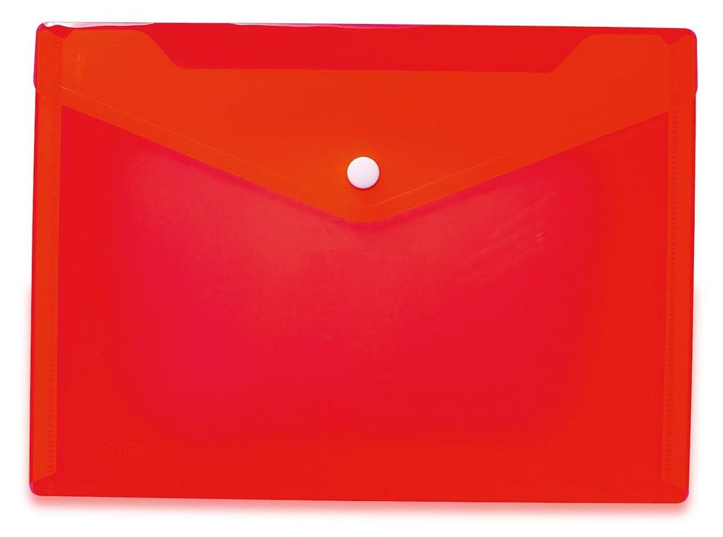 HERMA 20054 Brieftasche DIN A5 PP Rot Druckknopf 25x18 cm Produktbild 