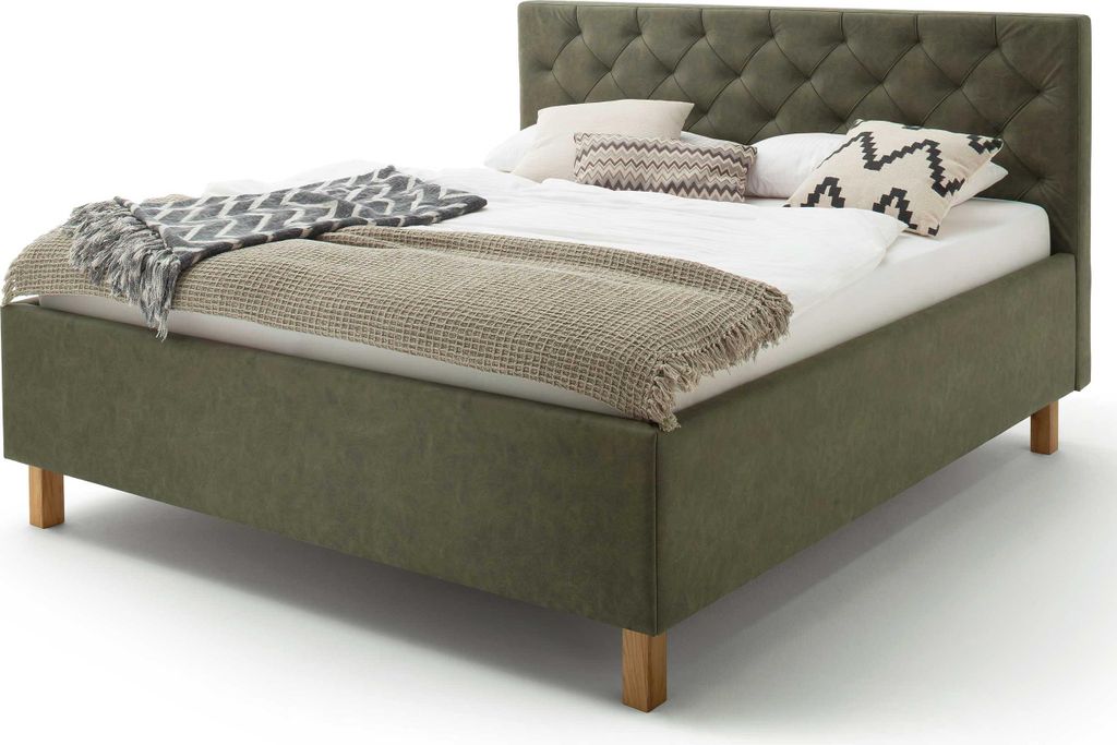Bett San Marino 180x200cm mit Stauraum Kunstleder - Produktbild 