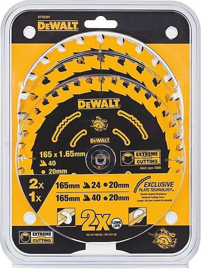 DeWALT DT10397-QZ, Czarny, Żółty, 3 szt. Zdjęcie produktu 