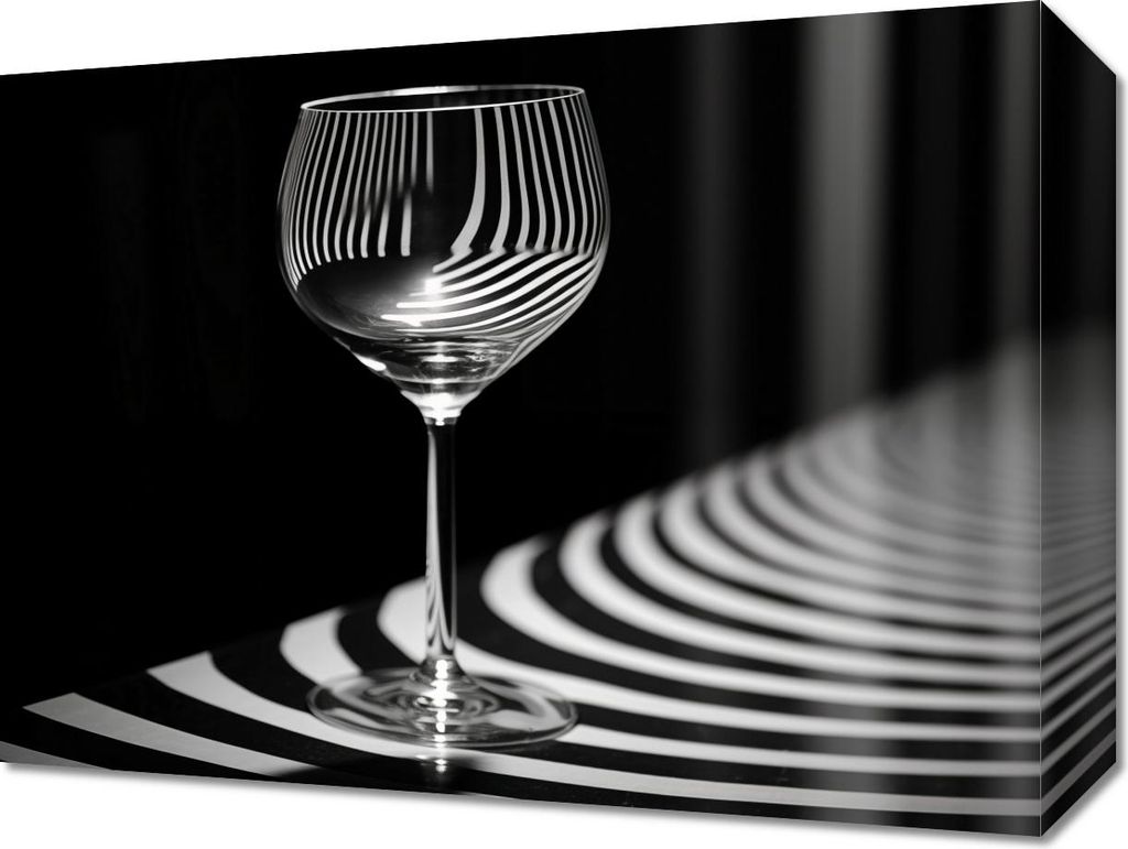 Bild 40x30cm Reflexionen über Glas