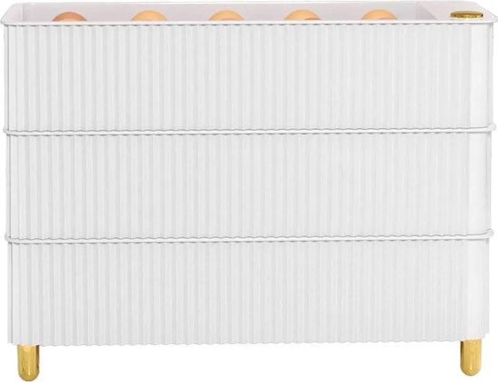 Plateau à œufs pour frigo blanc rotatif : fini la casse et le désordre