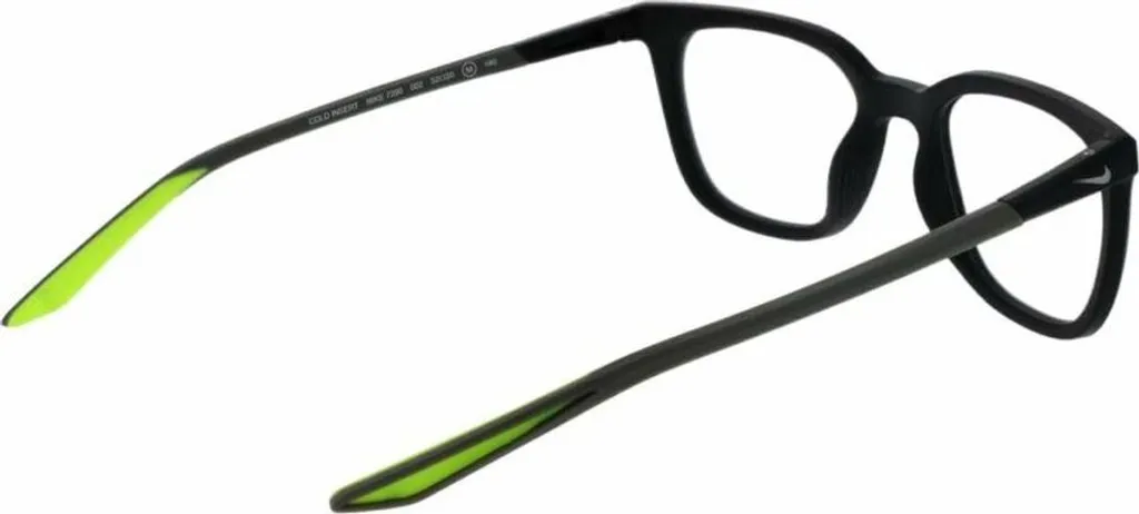 Nike Nk 7290 52002 Lunettes Légères et Robustes en Acétate Noir
