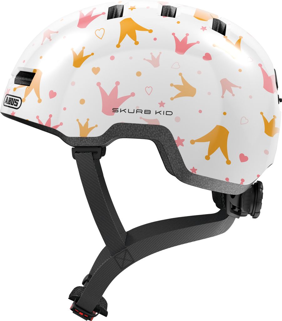 ABUS Kinderhelm Skurb Kid - robuster Fahrradhelm im Skater-Look mit Platz für einen Zopf und vielfältigen Designs - für Mädchen und Jungen - We...