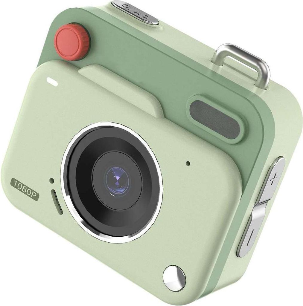 ZELURXX Mini Digitalkamera 48MP 1080P HD, Kinderkamera, Vintage Design, IPS Display, CCD Sensor, Taschenformat, Schüler, Geschenk, Video, Grün, 16G