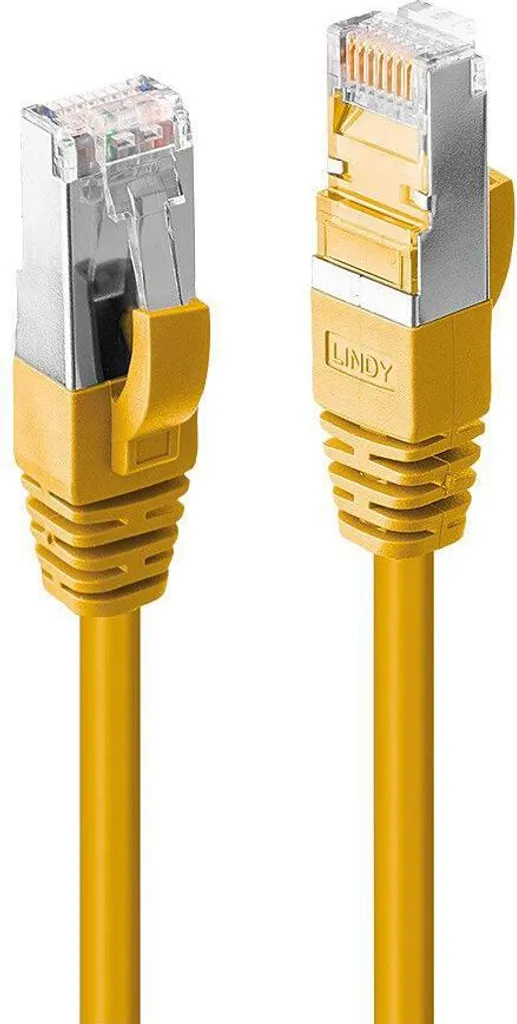 Cavo Ethernet 10m Lindy 45986 Giallo Cat6 S/FTP | Massima Velocità