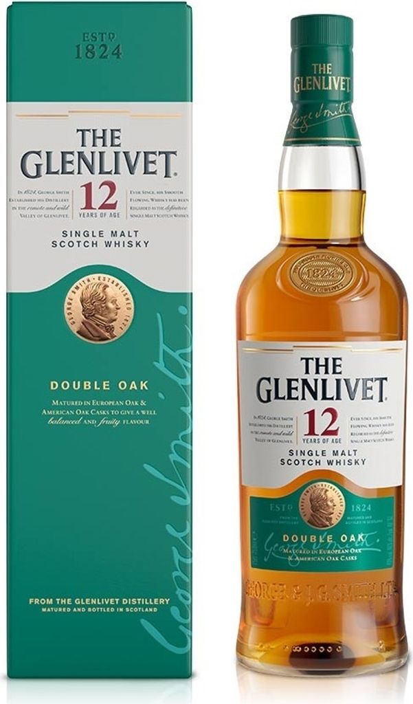 The Glenlivet 12 ans Single Malt Scotch Whisky en coffret Image du produit 