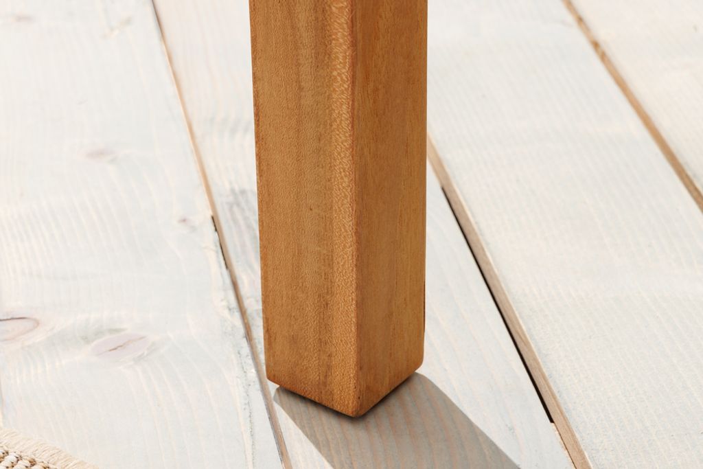 Massive Gartenbank EMPIRE TEAK 150cm natur Teakholz Produktbild 10