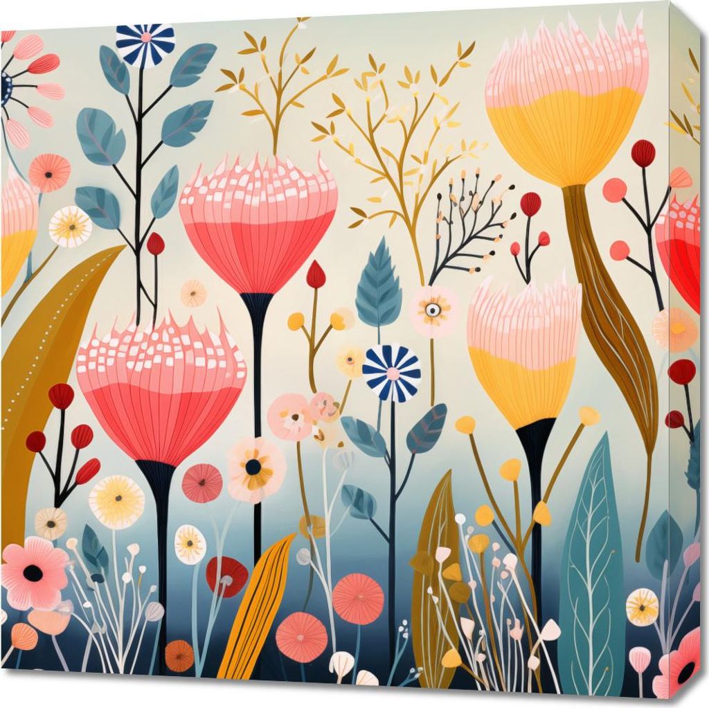 Bild 60x60cm Traumgarten