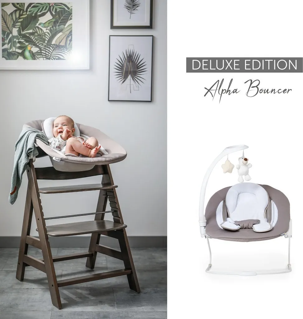 Hauck Alpha Plus Noir ensemble de naissance 4 pièces pour repas bébé - 3