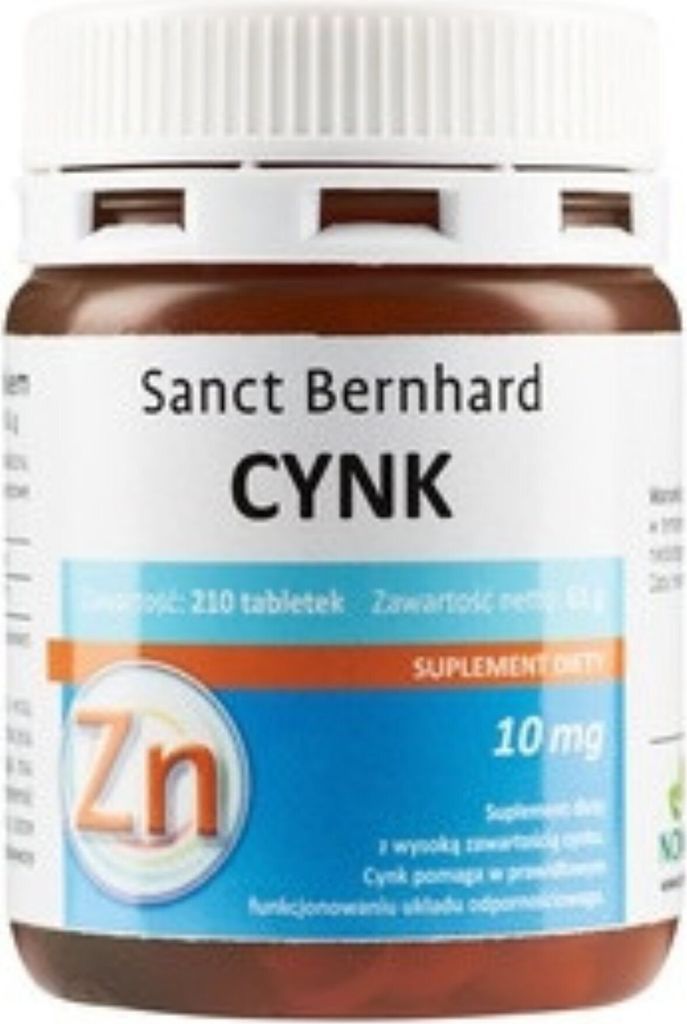 Sanct Bernhard Zink 10 mg - 210 Tabletten