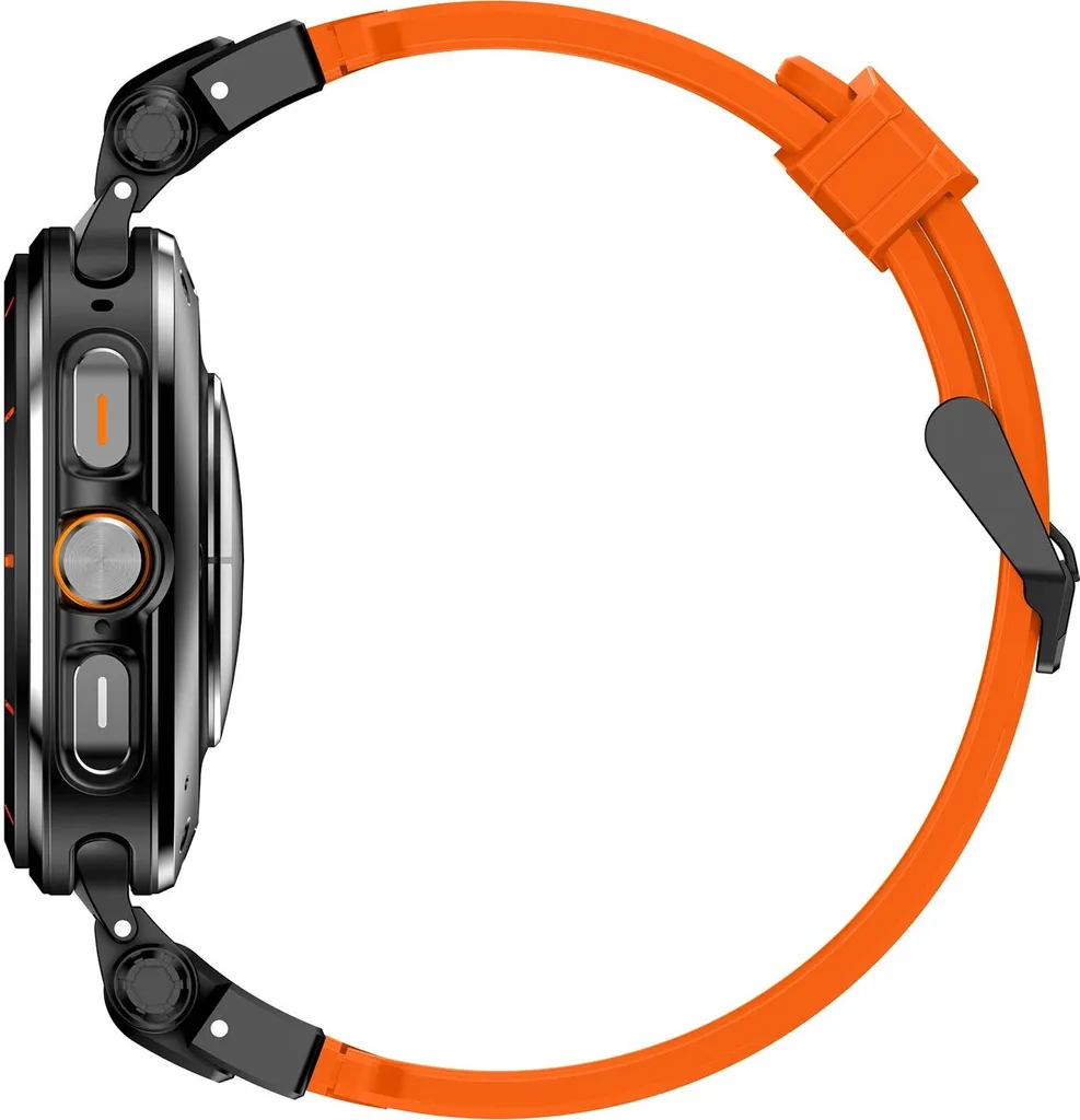 Per Samsung Galaxy Watch Ultra 47 mm Cinturino in silicone con metallo - Sgancio rapido Trasparente