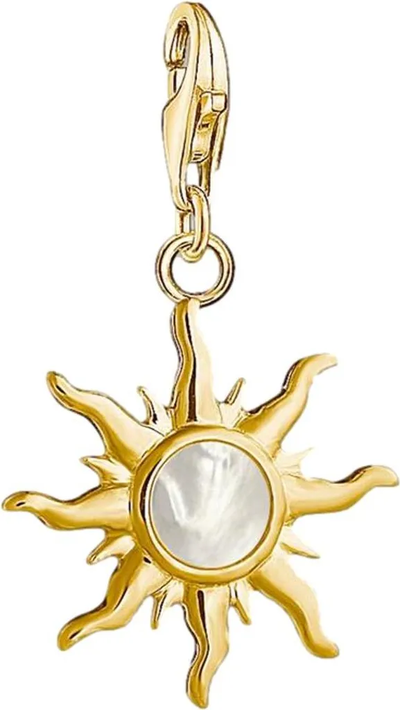 Pendentif Soleil Argent et Nacre pour Cadeau Anniversaire Femme Bijou