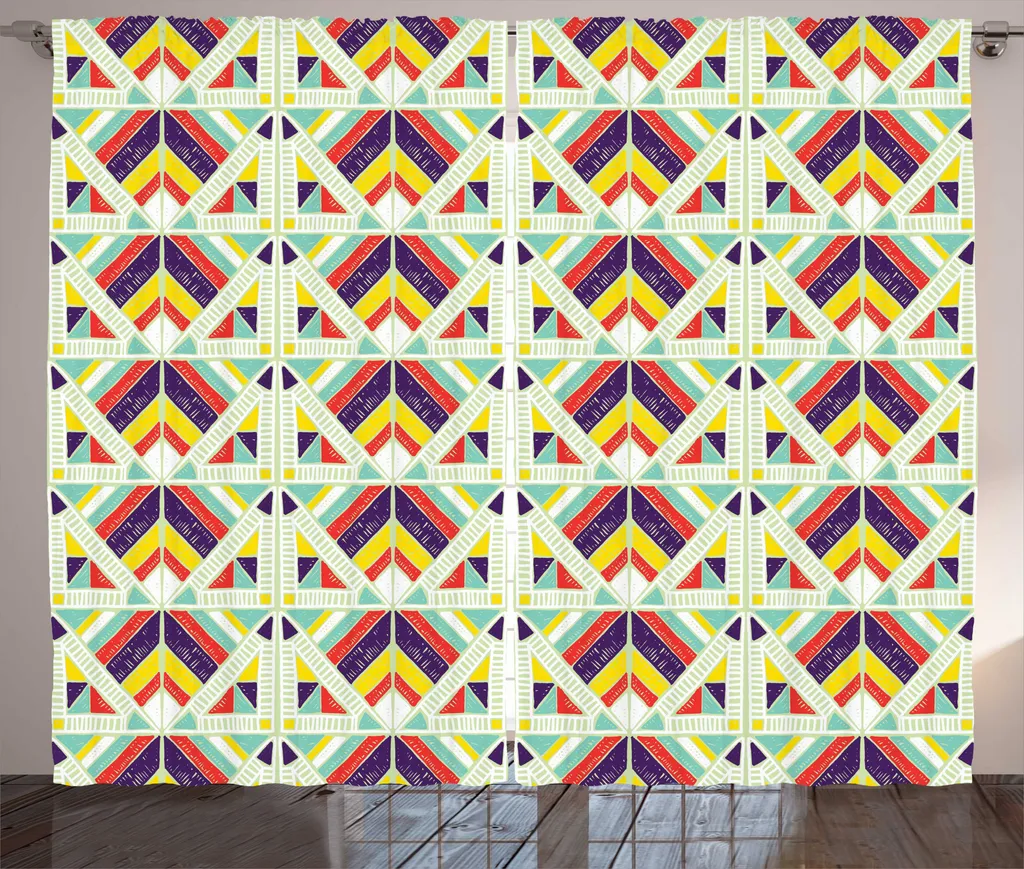 ABAKUHAUS Tenda Rustica 280x175 | Viaggio tra Colori e Geometrie Etniche