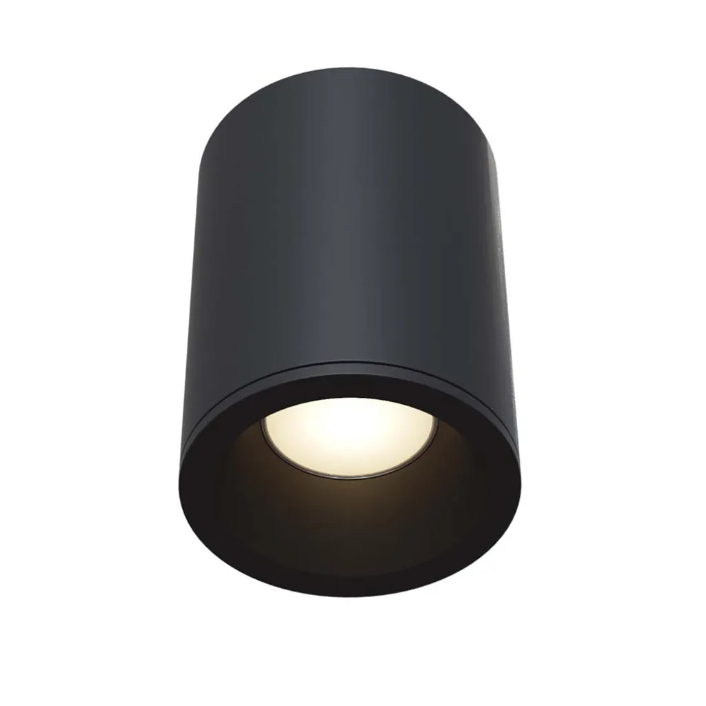 Plafoniera, alluminio, luce da bagno, IP65, D 8,5 cm
