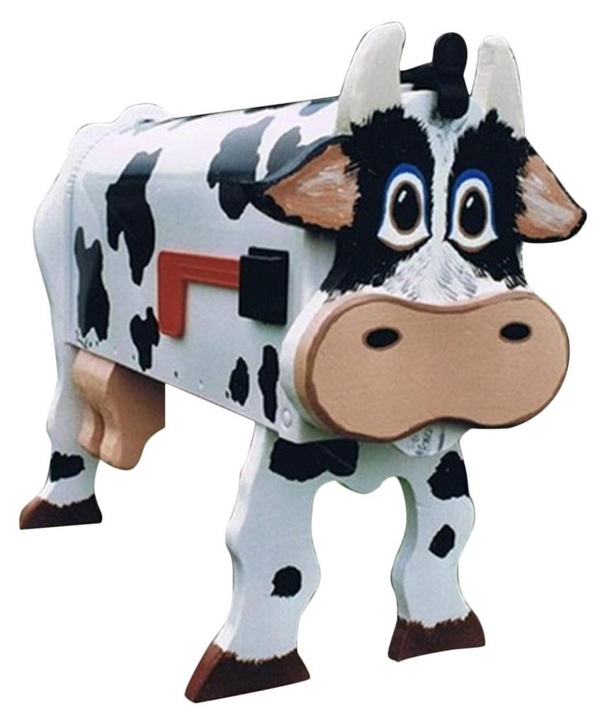 Unique Cow And Horse Mailbox Metal Wall Mounted Mailbox Image du produit 