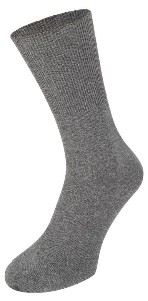 Baumwoll-Herrensocken ohne Gummi – Grau – 41-43