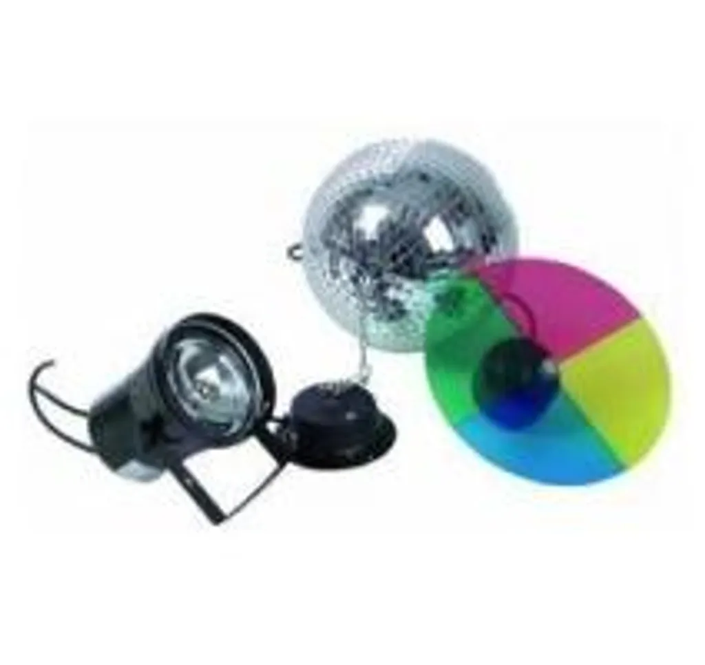 Kit Boule à Facettes 20cm Prêt à Poser : Effet Disco Facile et Sûr