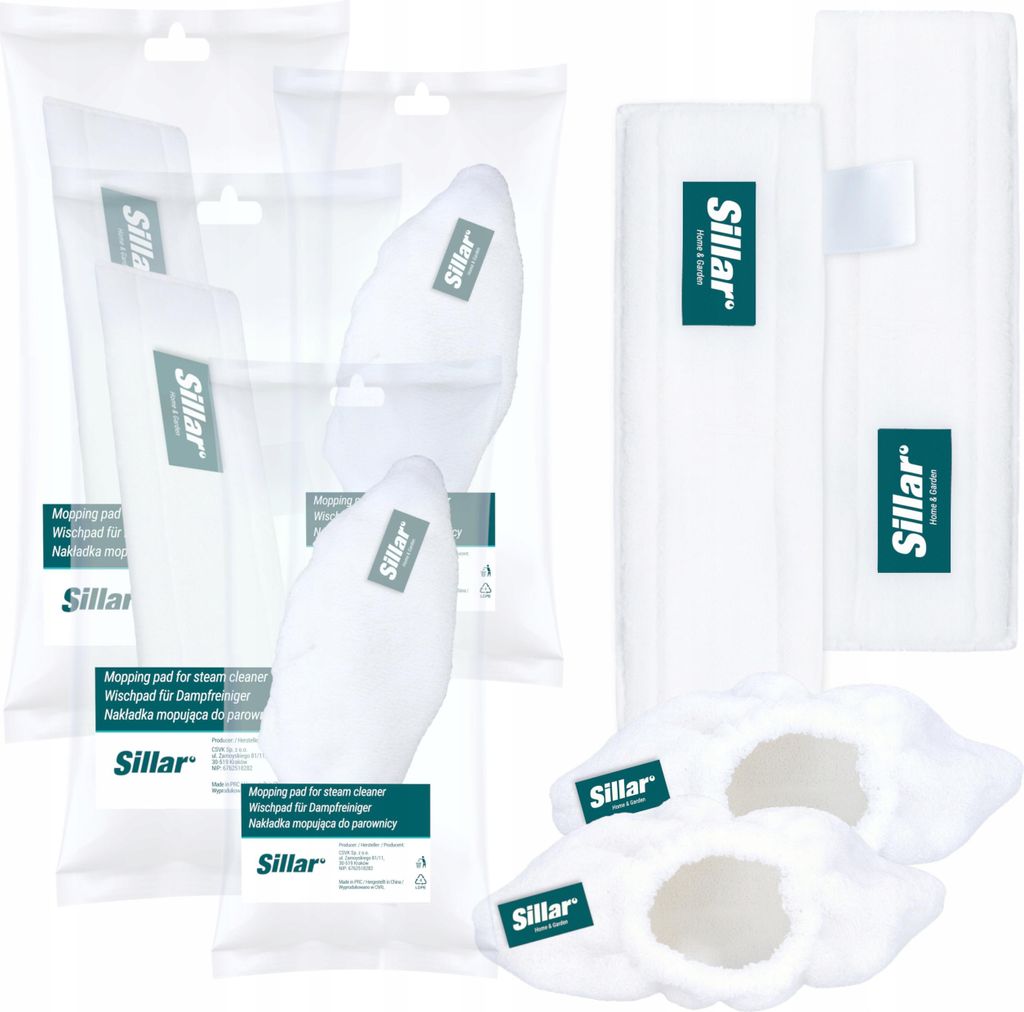 4 Stück Mikrofaser-Tuchset - für Kärcher Dampfreiniger EasyFix SC1, SC2, SC3, SC4, SC5